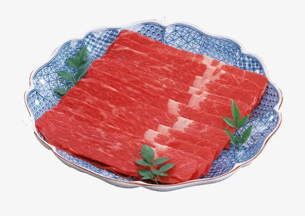 火锅涮牛肉食材免抠