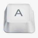 a白色键盘按键免抠