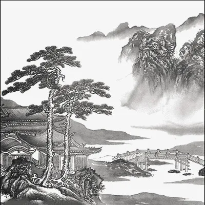 水墨 山水 古风 古韵免抠