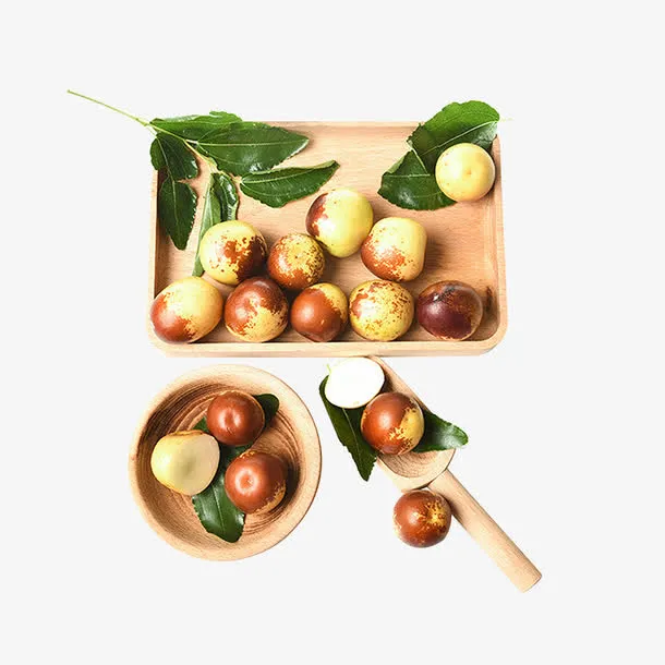 美食冬脆枣免抠