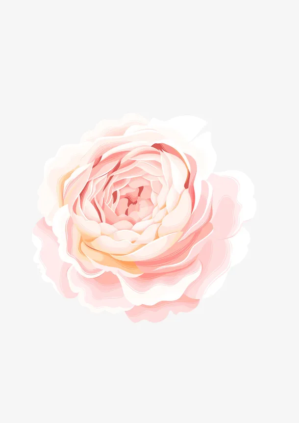 手绘花朵清新花免抠