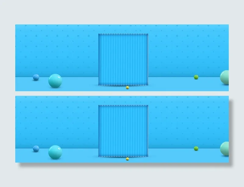 淘宝纹理波点清新蓝色背景banner高清