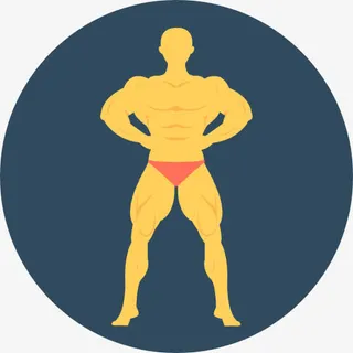 健美图标免抠