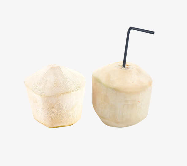 新鲜青椰汁饮料免抠