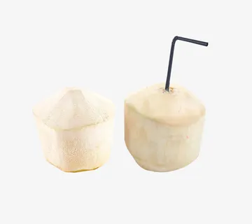 新鲜青椰汁饮料免抠