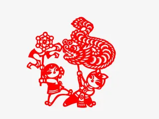 舞龙春节PNG矢量素材免抠