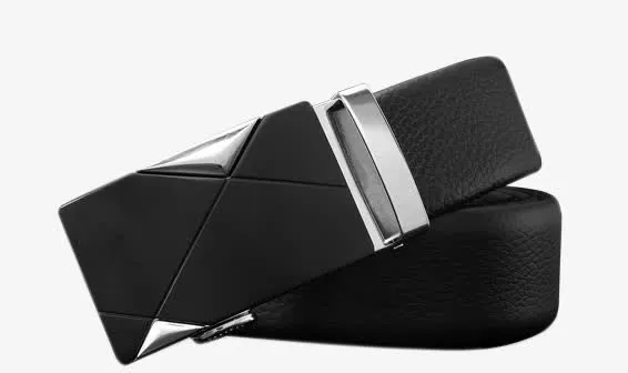 百搭头层牛皮腰带免抠