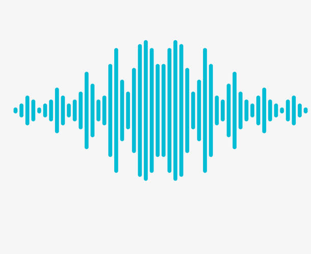 矢量矩形声波曲线PNG图片免抠