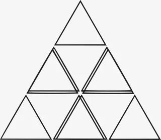 手绘三角形免抠