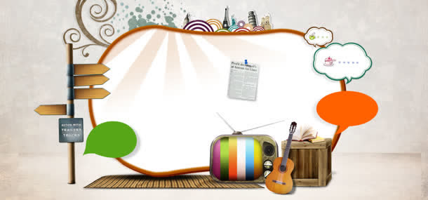 韩国风背景banner