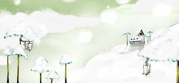 雪地背景