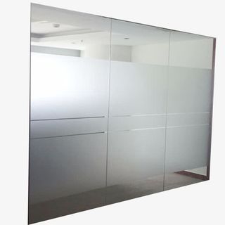 办公区磨砂玻璃效果图免抠