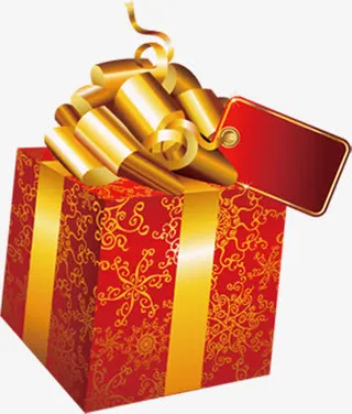 中秋节精美礼盒丝带免抠
