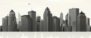 现代城市背景高清