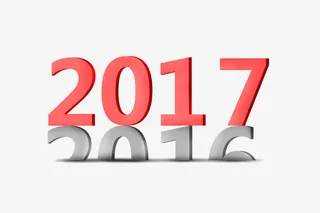 红色跨年艺术字免抠