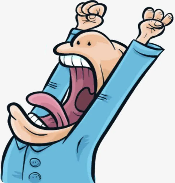 困得伸懒腰免抠