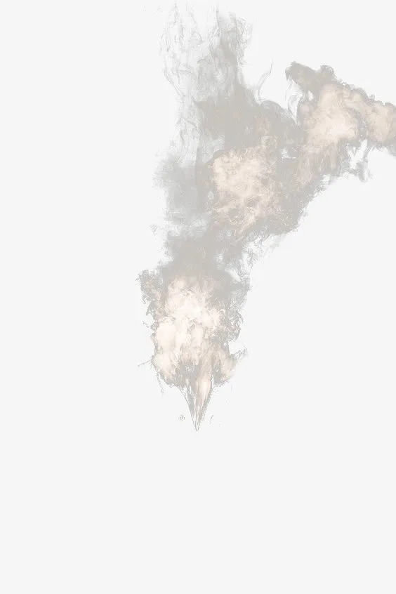 手绘烟雾线条免抠