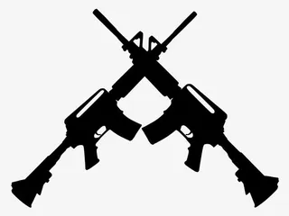 枪战对决矢量素材免抠