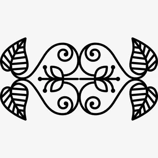 美丽的花卉设计图标免抠