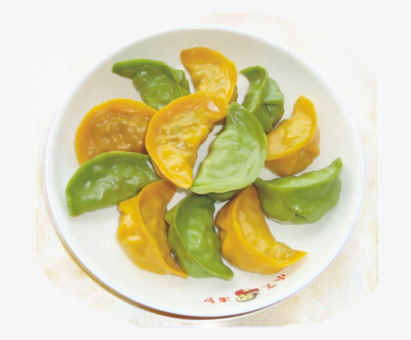 彩色水饺免抠