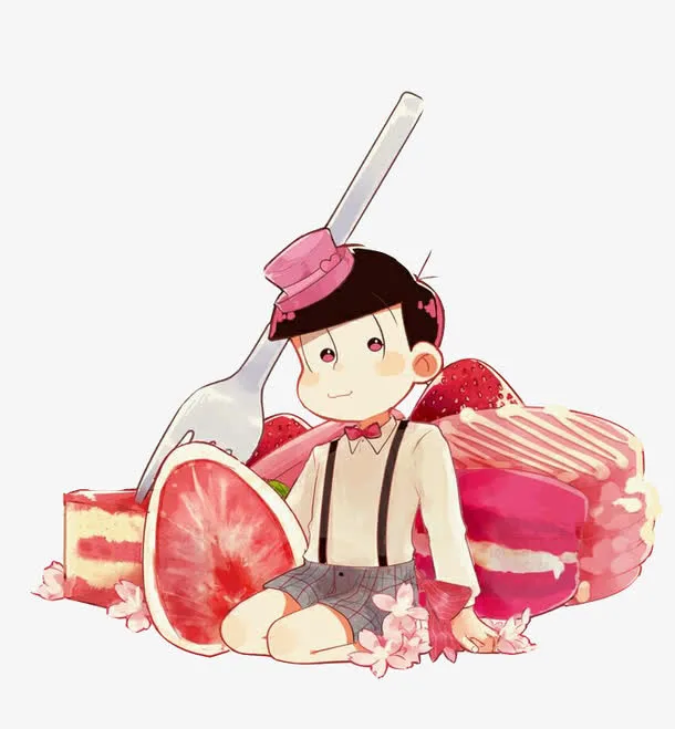 手绘食物免抠