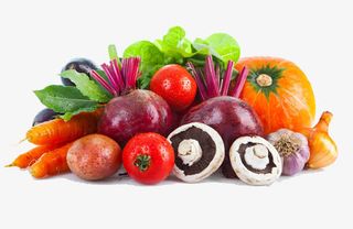 新鲜的蔬菜免抠