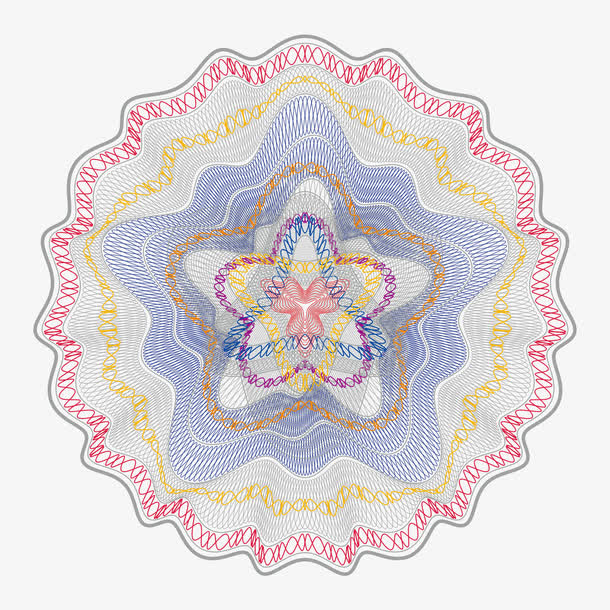 防伪花纹免抠