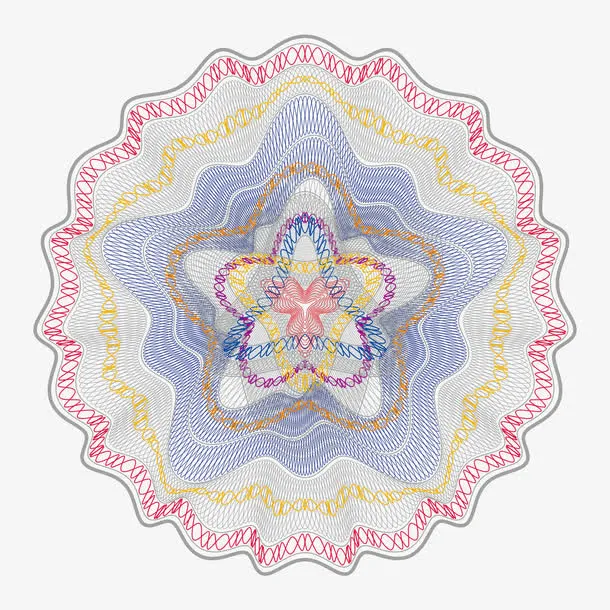防伪花纹免抠