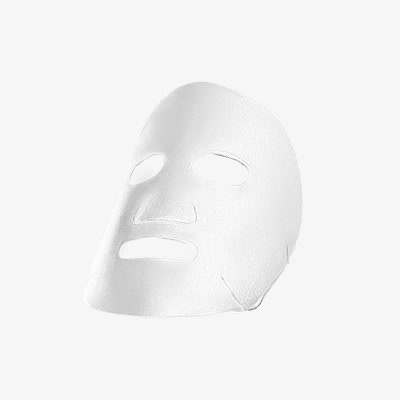 蚕丝白色透明面膜免抠