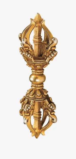 佛教用品金刚杵实物图免抠