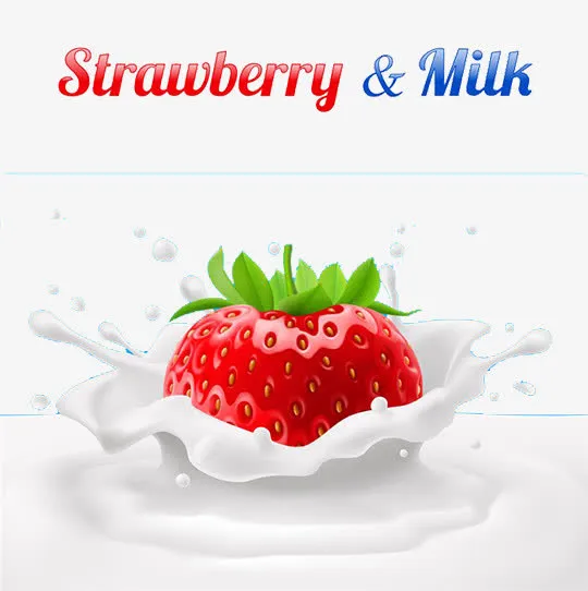 草莓与巧克力免抠