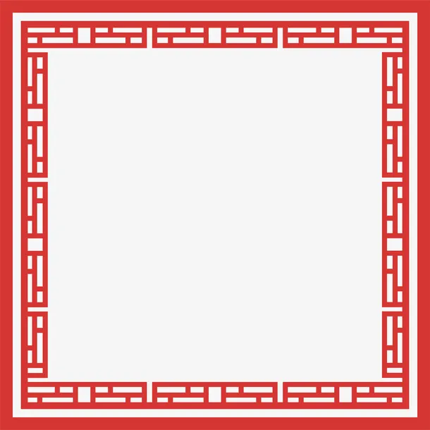 中国风边框元素免抠