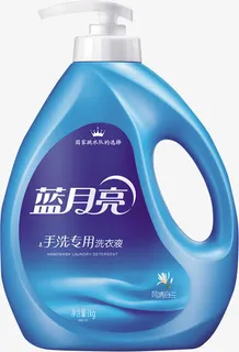 蓝月亮洗衣液免抠
