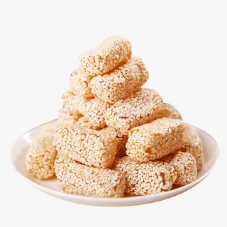 白芝麻牛皮糖免抠