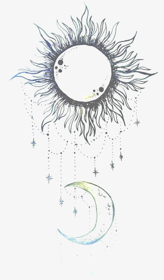 太阳底纹免抠