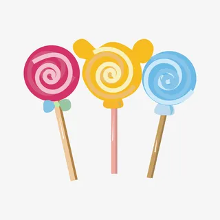 卡通儿童节棒棒糖免抠