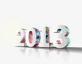 2013年艺术字免抠