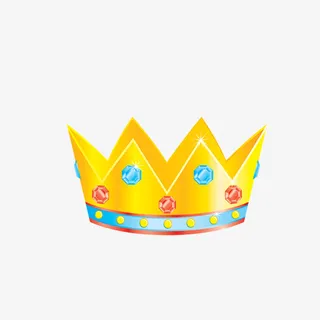 卡通公主王冠免抠