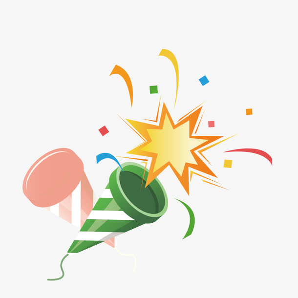 绿色万花筒免抠