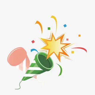 绿色万花筒免抠