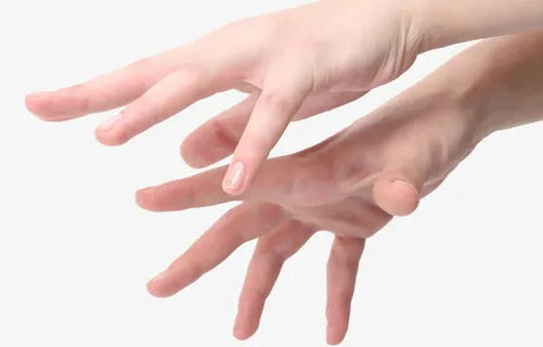 手心朝下的双手免抠