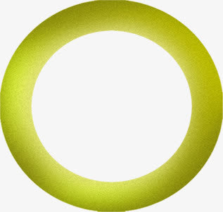 绿色同心圆招聘素材免抠