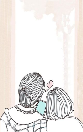 母亲节创意温馨海报背景图高清