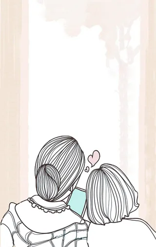 母亲节创意温馨海报背景图高清