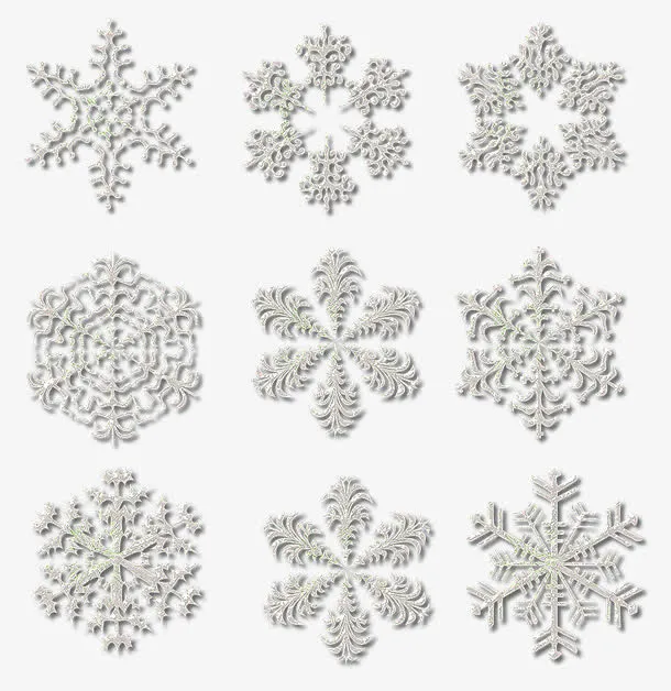 雪花免抠