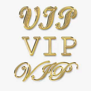 艺术金色光点VIP免抠