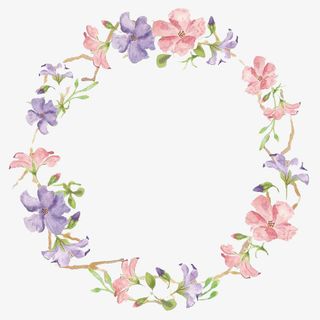 小清新植物花环7免抠