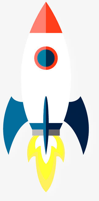 卡通造型合成火箭形状效果免抠