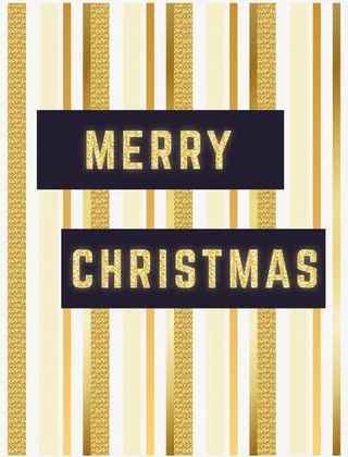 矢量黑金圣诞节底纹插图免抠