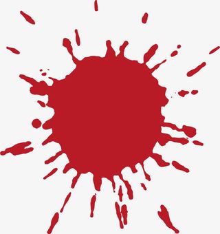 喷溅的墨水免抠